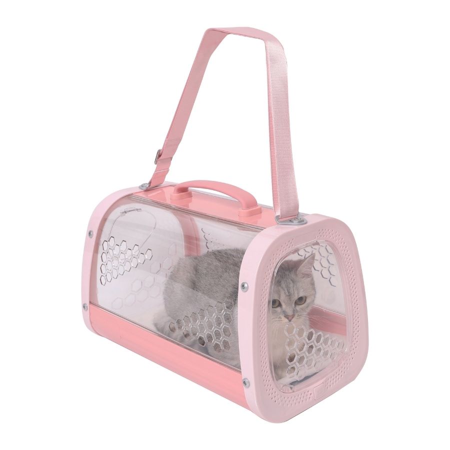 Bolso transportador de mascotas honey - pink, , large image number null